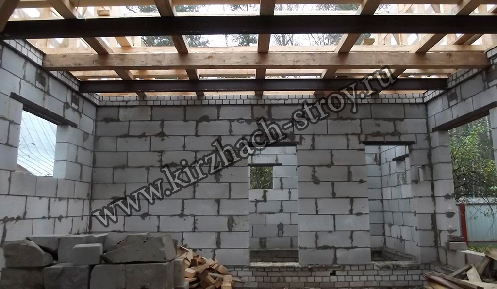 Строительство из пеноблока в Киржаче